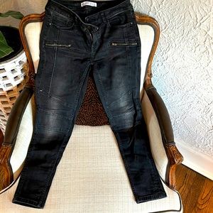 Zara black denim- great condition